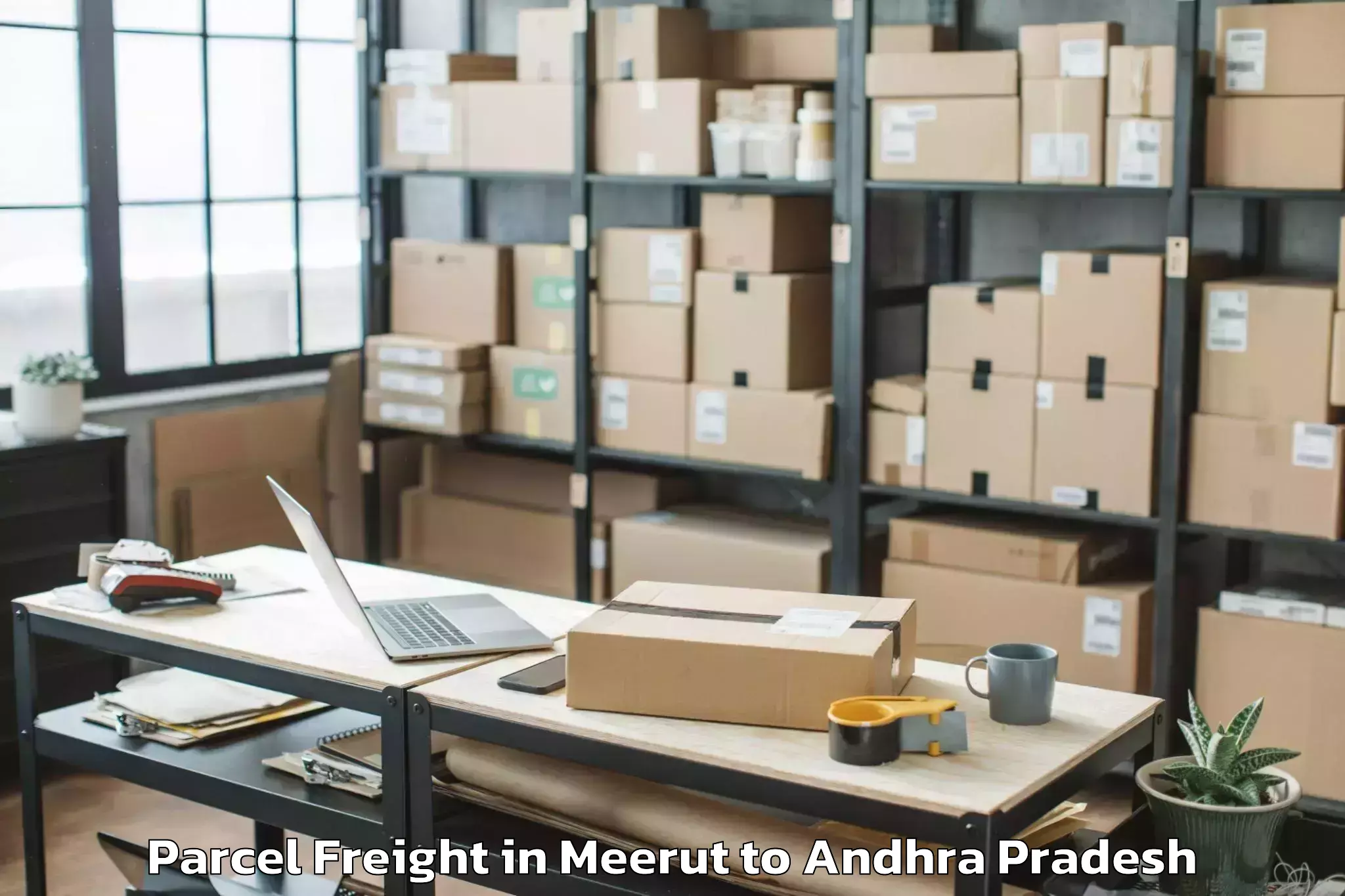 Hassle-Free Meerut to Tanuku Parcel Freight